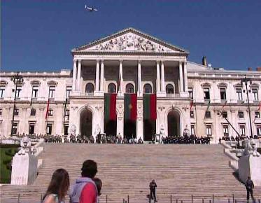 Neoclassic palace in Lisbon