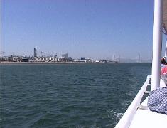 Lisbon from Tagus  river