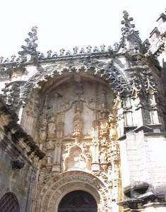 Tomar church south fa�ade, the entrance to the temple of the Knight Templars