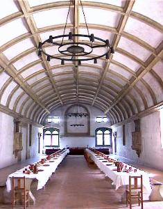 Refectory of Convent of Christ, one of the highlights shown by your tour guide.