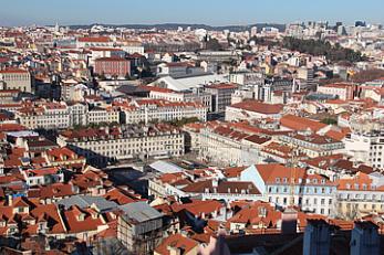 View from Sao Jorge castle, Lisbon