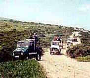 Jeep safari en la monta�a de Arrabida y la Costa de Caparica. Recorridos privados en los alrededores de Lisboa. Arrabida, Costa de Caparica: fantastica excursion de aventura con excelentes panoramicas naturales. Visita a bodega de vino Muscatel.