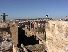 View from Saint George castle in Lisbon in one of our tours